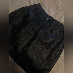 Faux Leather skirt